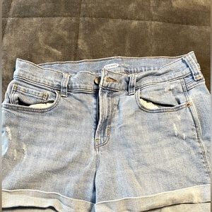 Light blue old navy jean shorts